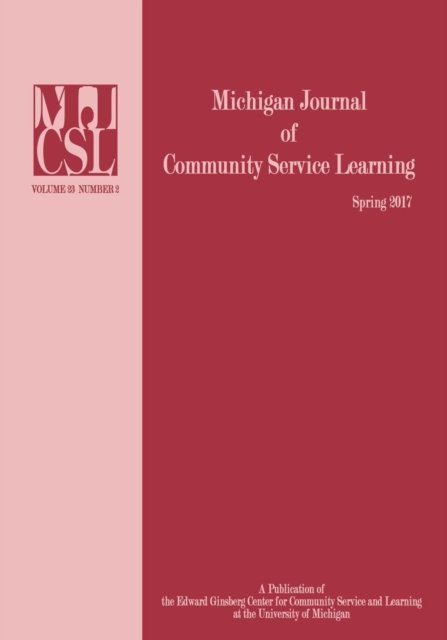 Cover for Jeffrey Howard · Michigan Journal of Community Service Learning (Taschenbuch) (2017)