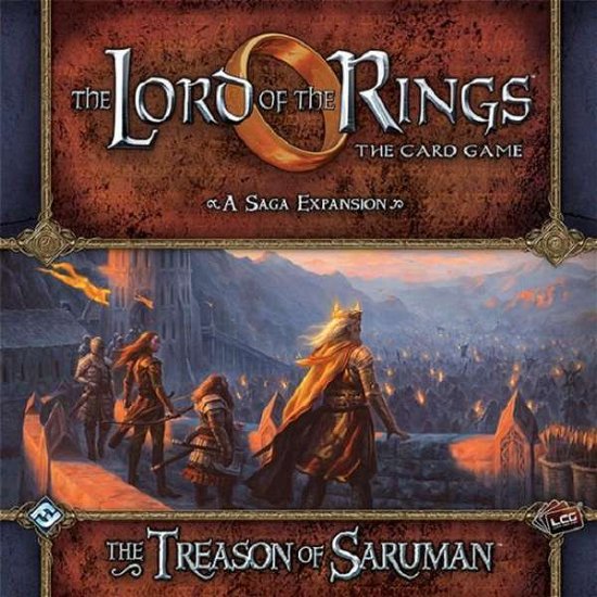 Cover for Fantasy Flight Games · LotR Treason of Saruman Saga Exp (GAME) (2015)