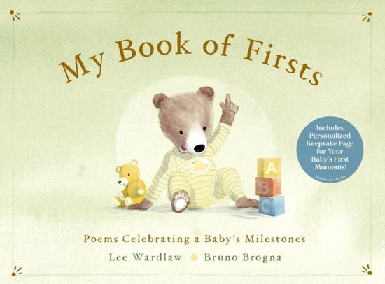 Cover for Lee Wardlaw · My Book of Firsts: Poems Celebrating A Baby's Milestones (Inbunden Bok) (2025)