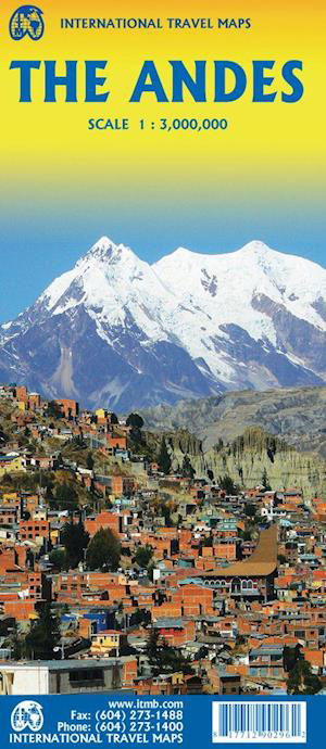 International Travel Maps: Andes - ITM Publications - Books - ITMB publishing - 9781771290296 - October 19, 2022