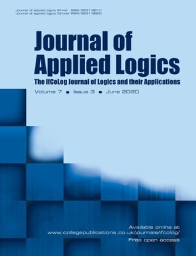 Cover for Dov Gabbay · Journal of Applied Logics - The IfCoLog Journal of Logics and their Applications (Taschenbuch) (2020)