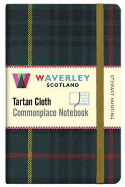 Cover for Waverley (M): Stewart Hunting Tartan Cloth Commonplace Notebook (Hardcover Book) (2016)