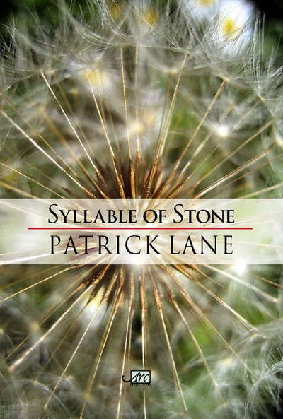 Cover for Patrick Lane · Syllable of Stone - ARC International Poets (Paperback Book) (2006)