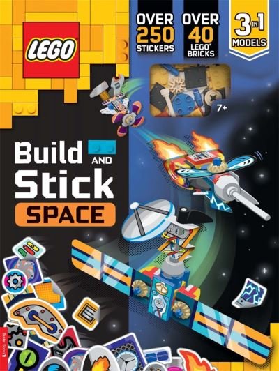 Cover for Lego® · LEGO® Books: Build and Stick: Space (includes LEGO® bricks, book and over 250 stickers) - LEGO® Build and Stick Activity Box (Gebundenes Buch) (2024)