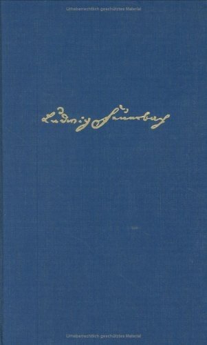 Cover for Ludwig Feuerbach · Nachlass II (Erlangen 1830-1832) (Hardcover Book) (2001)
