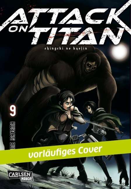 Cover for Hajime Isayama · Attack On Titan 9: Atemberaubende Fantasy-Action Im Kampf Gegen Grauenhafte Tita (Book)