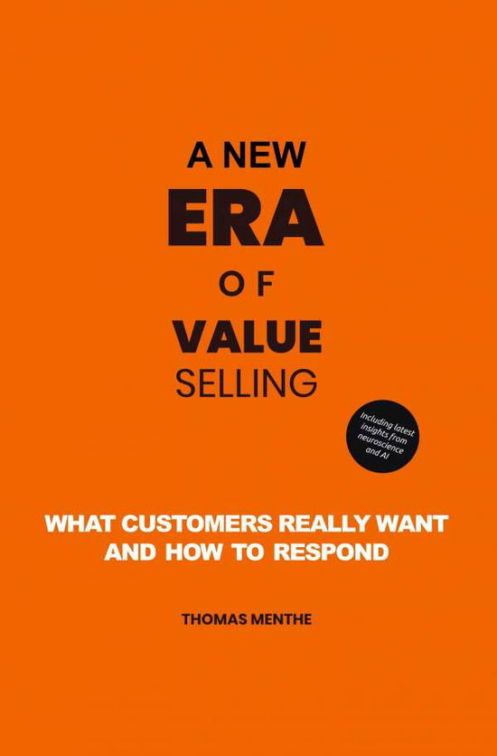 Cover for Menthe · A new era of Value Selling (Book) (2019)