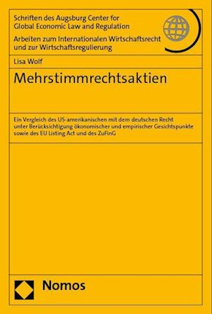 Cover for Lisa Wolf · Mehrstimmrechtsaktien (Book) (2023)