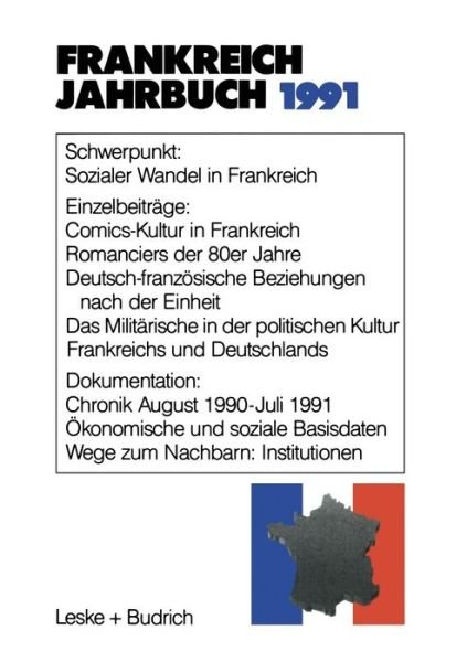 Cover for Deutsch-Franzoesisches Institut · Frankreich-Jahrbuch 1991: Politik, Wirtschaft, Gesellschaft, Geschichte, Kultur (Paperback Bog) [1991 edition] (1991)