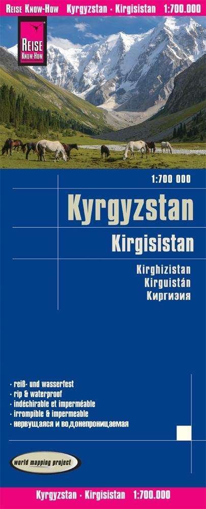 Cover for Reise Know-How · Kyrgyzstan (1:700.000) (Landkart) (2019)