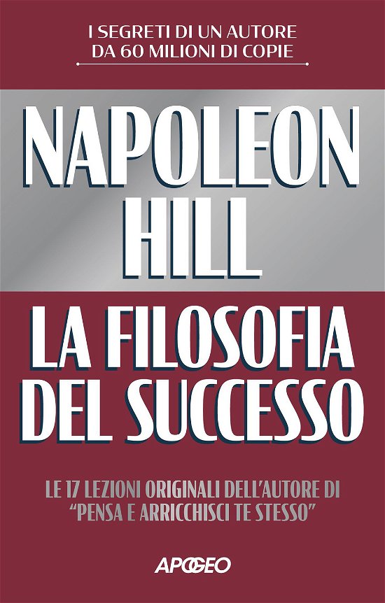 Cover for Napoleon Hill · La Filosofia Del Successo (Buch)