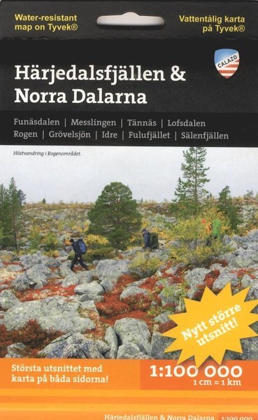 Cover for Calazo · Calazo fjällkart: Härjedalsfjällen &amp; norra Dalarna 1:100 000 (Innbunden bok) (2017)