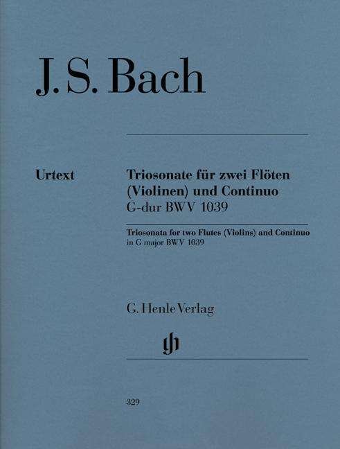 Cover for JS Bach · Triosonate 2 Fl+Cont.1039.HN329 (Buch)