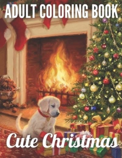 Cover for Christopher Baker · Adult Coloring book Cute Christmas (Paperback Book) (2020)