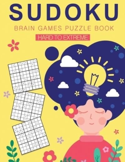 Cover for David Gray · SUDOKU Brain games puzzle book hard to extreme (Paperback Book) (2021)