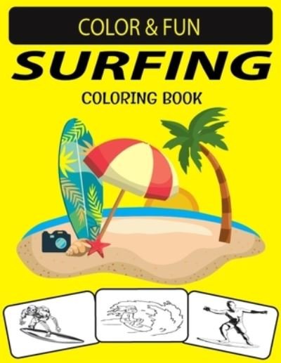 Cover for Black Rose Press House · Surfing Coloring Book (Taschenbuch) (2021)