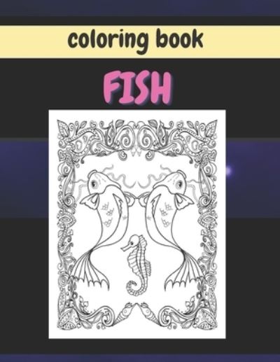 Cover for Rachid Amkhaou Jarray · Coloring book fish (Paperback Book) (2020)