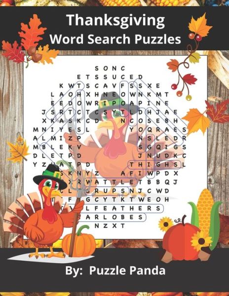 Cover for Kasey Conner · Thanksgiving Word Search Puzzles (Paperback Book) (2020)