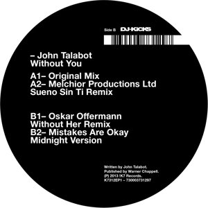 Without You - John Talabot - Musik - K7 - 0730003731297 - 26. marts 2015
