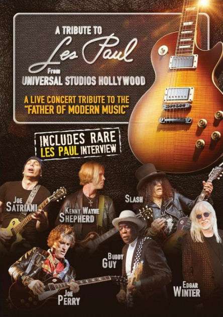 Cover for Tribute to Les Paul: Live from Universal Studios · A Tribute to Les Paul: Live from Universal Studios Hollywood (DVD) (2017)