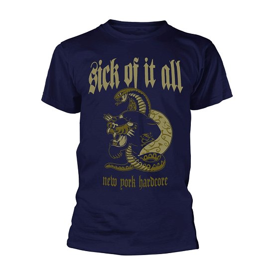 Cover for Sick of It All · Panther (Navy) (T-shirt) [size M] [Blue edition] (2018)