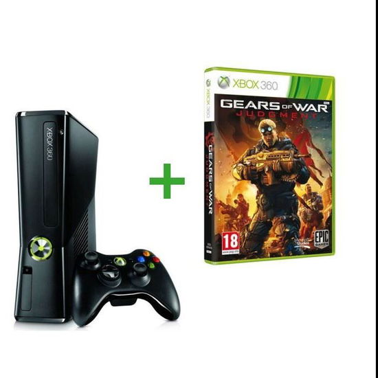 Xbox 360 Slimline Console 250GB with Gears of War Judgement - Microsoft - Gra -  - 0885370593297 - 