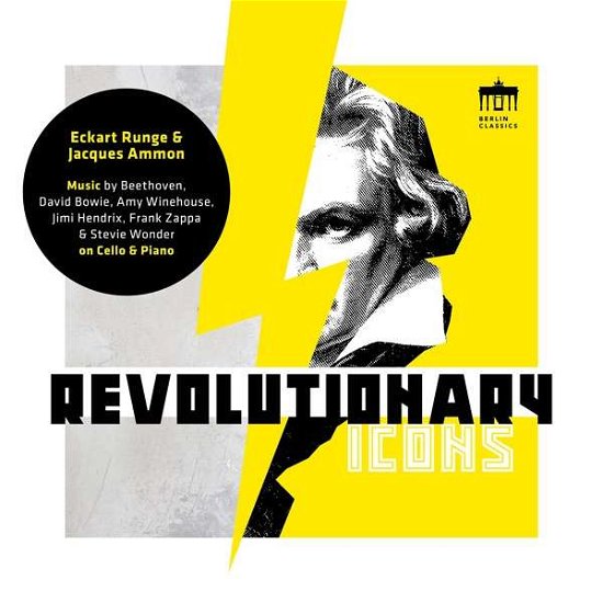 Cover for Eckart Runge / Jacques Ammon · Revolutionary Icons - Music By Beethoven / Winehouse / Hendrix / Zappa (CD) (2021)