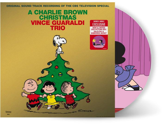 Cover for Vince Guaraldi Trio · A Charlie Brown Christmas (Original TV Soundtrack) (Limited Edition) (VINYL) [Gold Foil Cover / Picture Disc edition] (2022)