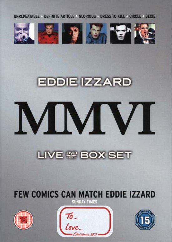 Eddie Izzard Box Set [6 DVDs] - Eddie Izzard - Film - UNIVERSAL - 5050582465297 - 23. oktober 2006