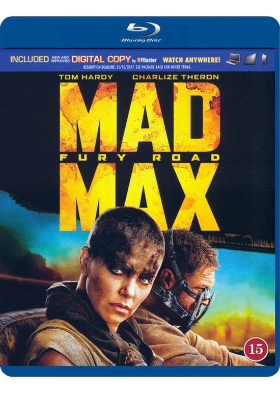 Cover for Tom Hardy / Charlize Theron · Mad Max - Fury Road (Blu-Ray) (2015)