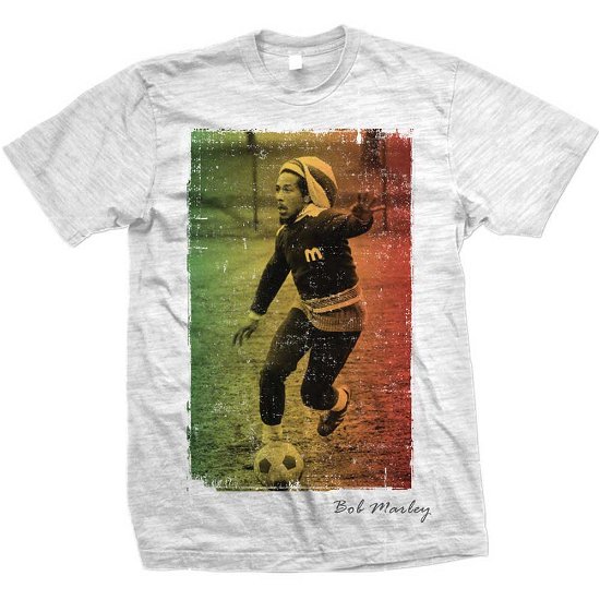 Cover for Bob Marley · Bob Marley Unisex T-Shirt: Rasta Football (T-shirt) [size S] [Grey - Unisex edition] (2015)