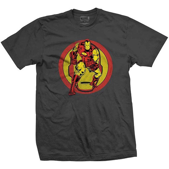Cover for Marvel Comics · Marvel Comics Unisex T-Shirt: Iron Man Dual (Klær) [size M] [Grey - Unisex edition]