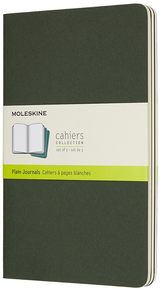 Cover for Moleskine · Moleskine Cahier L/a5,3er,blan.grÃ¼n (Buch) (2017)