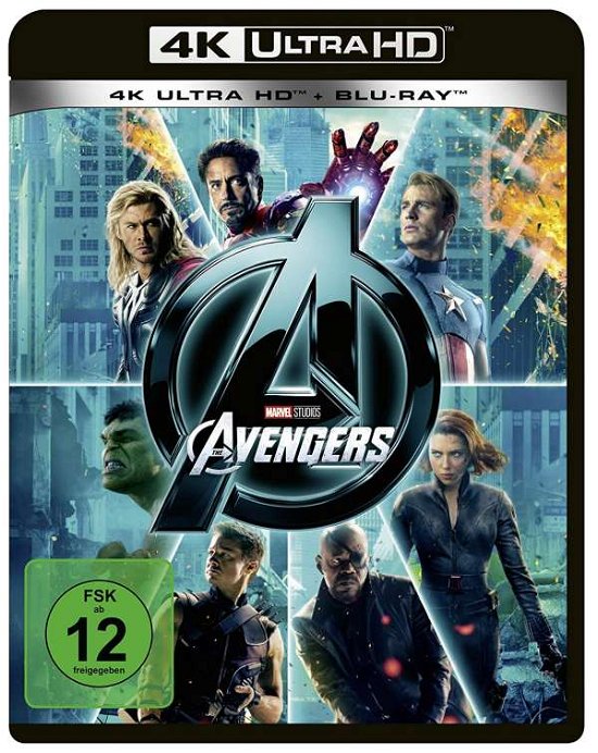 Cover for Marvels the Avengers Uhd Blu-ray (Blu-ray) (2018)