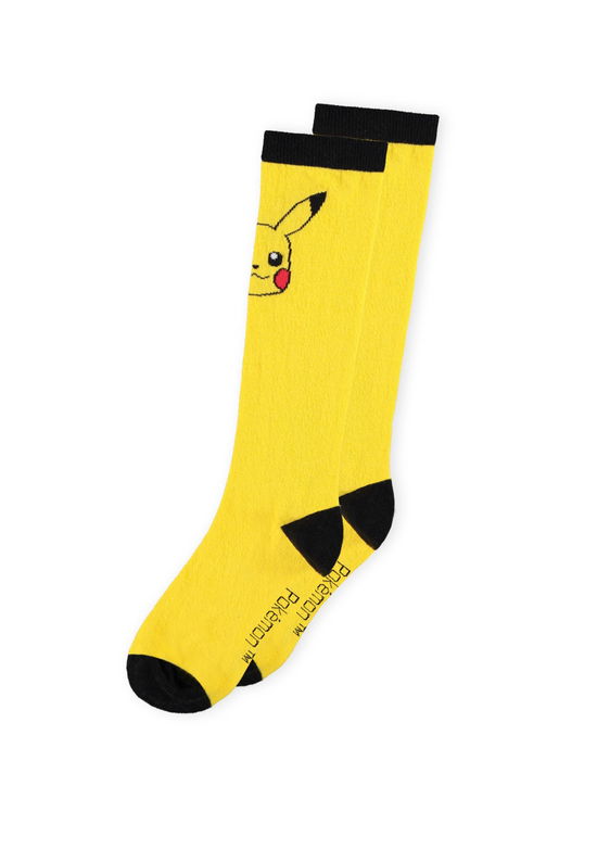 Pokémon Kniestrümpfe Pikachu 39-42 - Pokémon - Merchandise -  - 8718526155297 - 22. november 2022