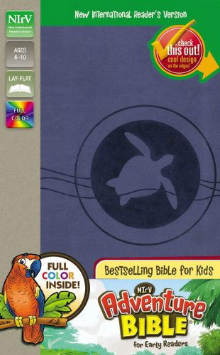 NIrV, Adventure Bible for Early Readers, Leathersoft, Blue, Full Color - Adventure Bible - Lawrence O. Richards - Kirjat - Zondervan - 9780310745297 - torstai 6. tammikuuta 2022