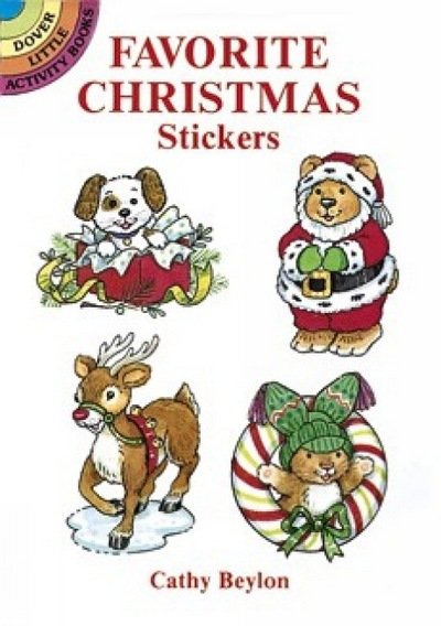 Cover for Cathy Beylon · Favourite Christmas Stickers - Dover Little Activity Books Stickers (Taschenbuch) (1995)