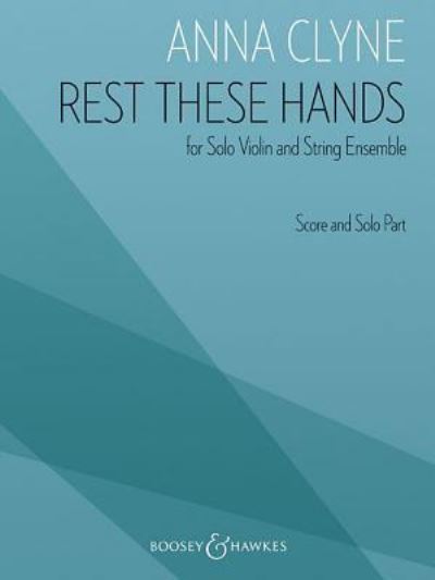 Cover for Anna Clyne · Rest These Hands (Paperback Book) (2018)