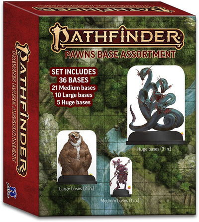 Pathfinder Pawns Base Assortment - Paizo Staff - Jogo de tabuleiro - Paizo Publishing, LLC - 9781640782297 - 10 de março de 2020