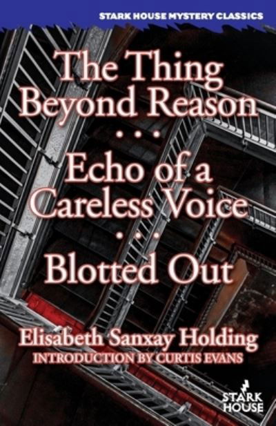 Cover for Elisabeth Sanxay Holding · The Thing Beyond Reason / Echo of a Careless Voice / Blotted Out (Taschenbuch) (2021)