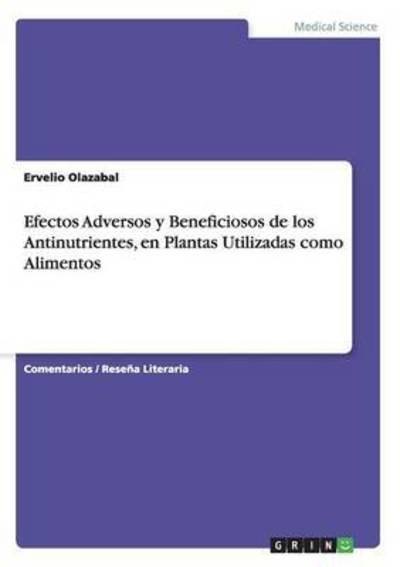 Cover for Olazabal · Efectos Adversos y Beneficioso (Book)