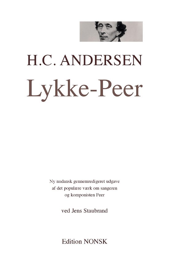 Lykke-Peer - H.C. Andersen - Boeken - Edition NONSK - 9788792510297 - 6 september 2017