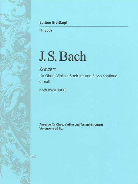 Double Concerto in D Minor Reconstructio - Johann Sebasti Bach - Inne - SCHOTT & CO - 9790004180297 - 14 czerwca 2018