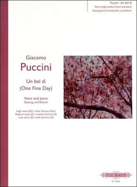Cover for Puccini · Bel dì (One fine),Voc+Kl.EP72045 (Buch)