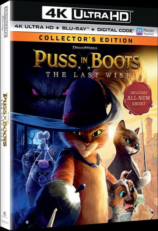 Cover for Puss in Boots: the Last Wish (4K Ultra HD) (2023)