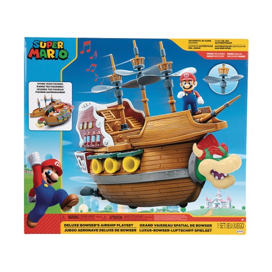 Cover for Jakks Pacific · Super Mario Dlx Bowser Ship Playset Cs (Net) (MERCH) (2021)