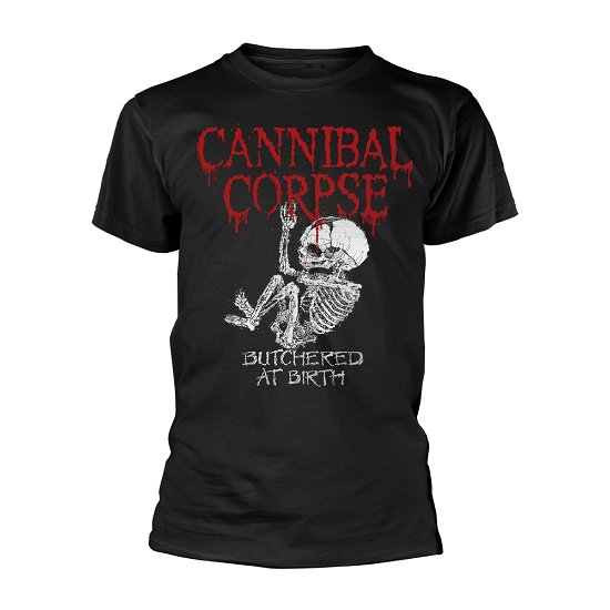 Cover for Cannibal Corpse · Butchered at Birth Baby (T-shirt) [size S] [Black edition] (2018)