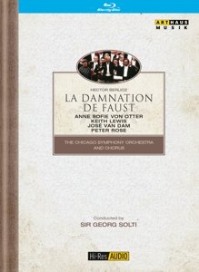 Cover for Von Otter &amp; Lewis &amp; Van Dam &amp; Solti · Berliozdamnation De Faust (Blu-ray) (2016)