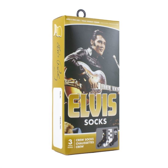 Cover for Elvis Presley · Elvis Socks 3 Pack In Gift Box (One Size) (CLOTHES) (2024)