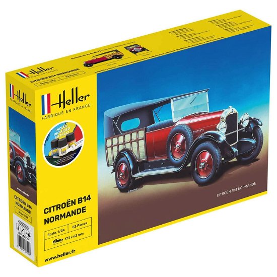 Cover for Heller · 1/24 Starter Kit Citroen B14 Normande (Leksaker)